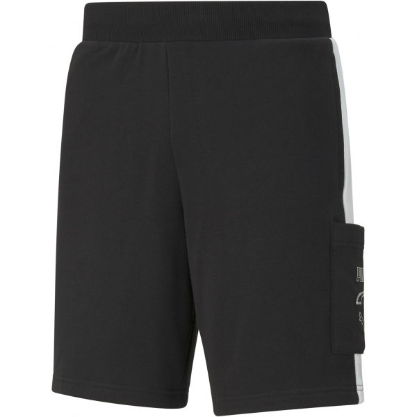 Puma REBEL SHORTD 9 TR  2XL - Pánské kraťasy Puma