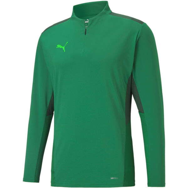 Puma TEAMCUP 1/4 ZIP TOP  L - Pánská tréninková mikina Puma