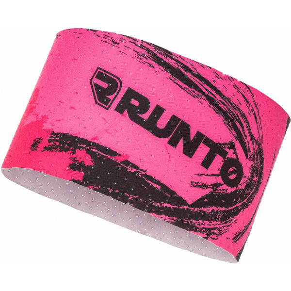 Runto WHIRL růžová NS - Sportovní čelenka Runto