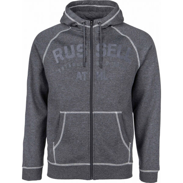 Russell Athletic PRINTED HOODY SWEATSHIRT  M - Pánská mikina Russell Athletic