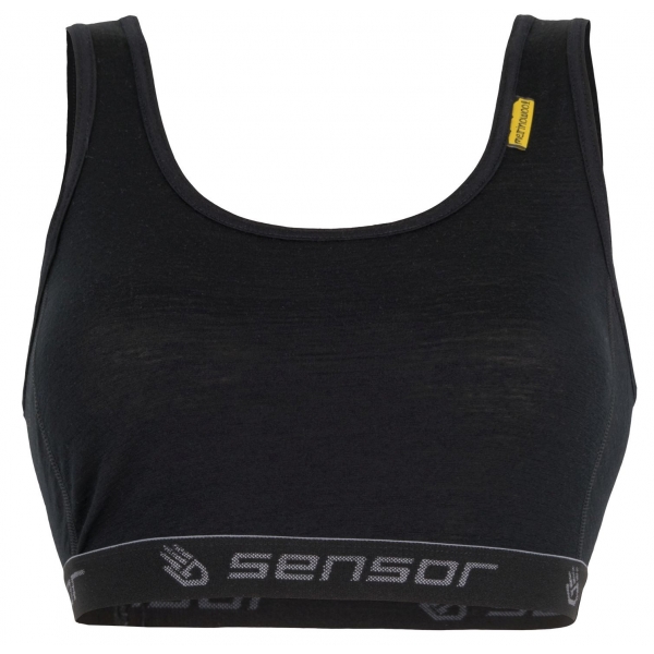 Sensor MERINO ACTIVE černá S - Podprsenka Sensor