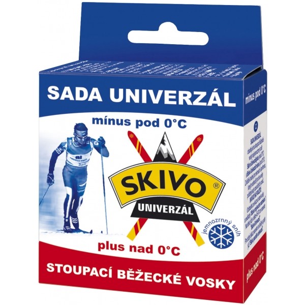 Skivo UNIVERZÁL SOUPRAVA bílá  - Běžecký vosk Skivo