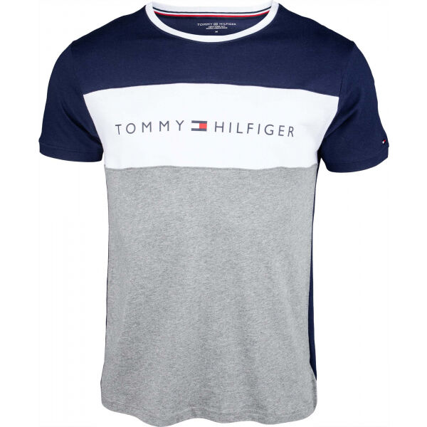 Tommy Hilfiger CN SS TEE LOGO FLAG  XL - Pánské tričko Tommy Hilfiger