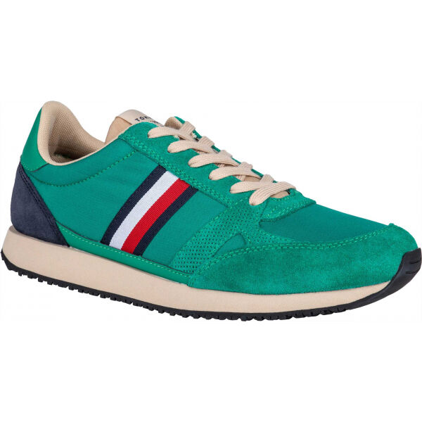 Tommy Hilfiger RUNNER LO VINTAGE MIX  46 - Pánská volnočasová obuv Tommy Hilfiger