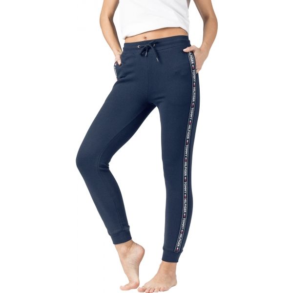 Tommy Hilfiger TRACK PANT HWK tmavě modrá M - Dámské tepláky Tommy Hilfiger