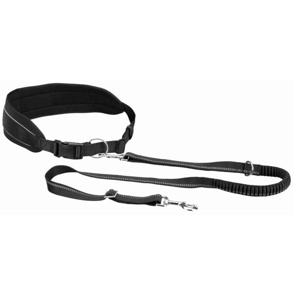 TRIXIE RUNNING BELT WITH BUNGEE LEASH  UNI - Běžecký pás s vodítkem TRIXIE