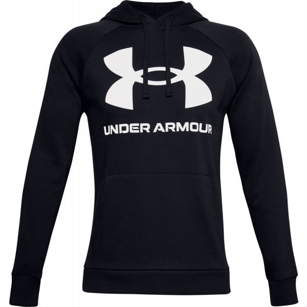 Under Armour RIVAL FLEECE BIG LOGO HD černá XXL - Pánská mikina Under Armour