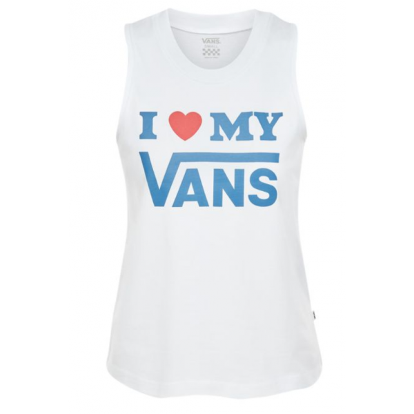 Vans WM VANS LOVE bílá M - Dámské tílko Vans