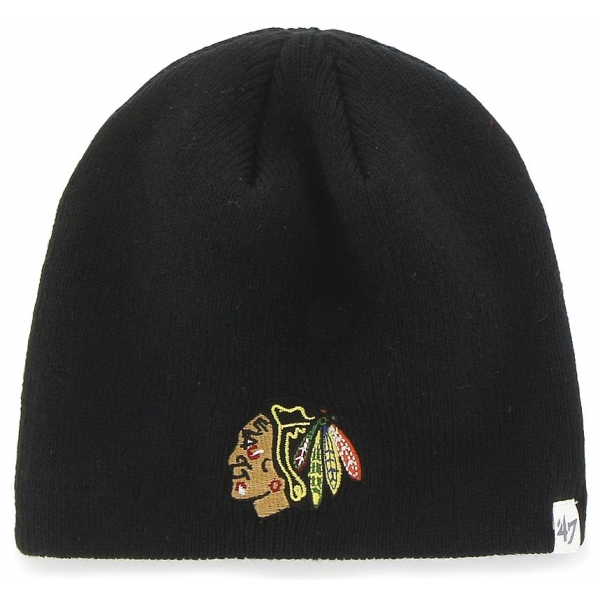 47 NHL CHICAGO BLACKHAWKS BEANIE černá UNI - Zimní čepice 47