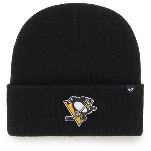 47 NHL PITTSBURGH PENGUINS HAYMAKER '47 CUFF KNIT BLK Černá UNI - Zimní čepice 47