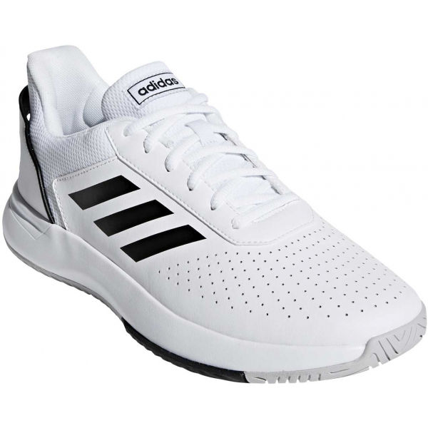 adidas COURTSMASH Bílá 11.5 - Pánská tenisová obuv adidas