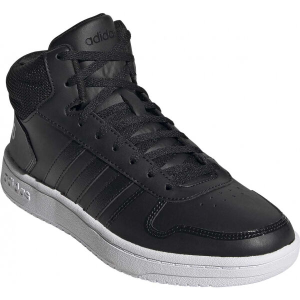 adidas HOOPS 2.0 MID Černá 7.5 - Dámská volnočasová obuv adidas