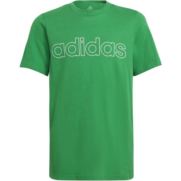 adidas LIN TEE Zelená 128 - Chlapecké tričko adidas