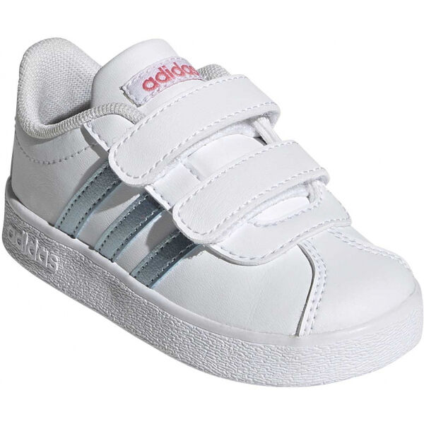 adidas VL COURT 2.0 CMF I Bílá 27 - Dětské vycházkové tenisky adidas