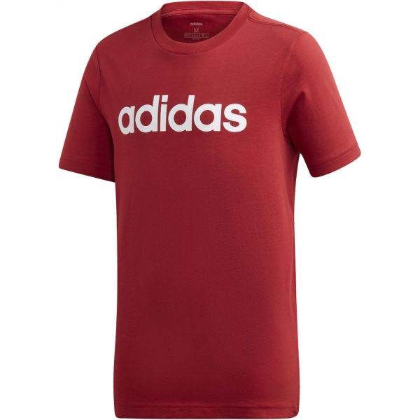 adidas YB E LIN TEE červená 140 - Dětské triko adidas