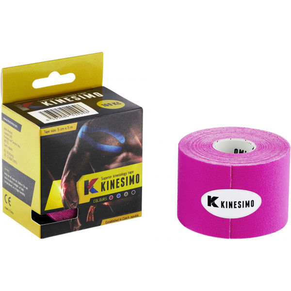 Ares KINESIMO SUPERIOR KINESILOGY TAPE růžová 500 - Sportovní tejp Ares