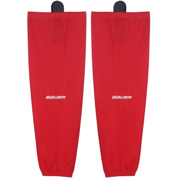 Bauer FLEX STOCK HOCKEY SOCK SR Červená L/XL - Hokejové štulpny Bauer
