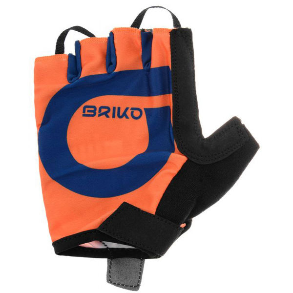 Briko GRANFONDO 5R0 Oranžová XL - Cyklistické rukavice Briko