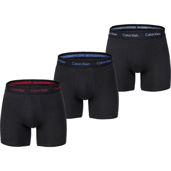 Calvin Klein 3P BOXER BRIEF Černá M - Pánské boxerky Calvin Klein