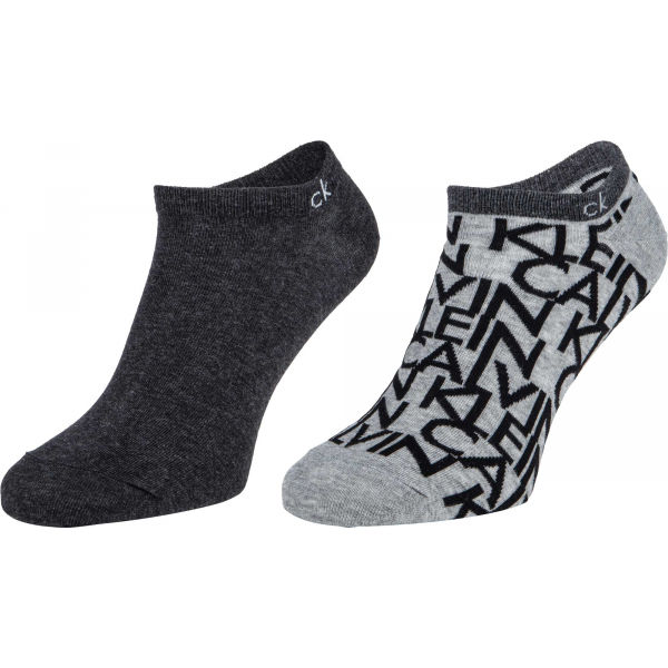 Calvin Klein MEN LINER 2P CALVIN KLEIN DEANGELO Černá 39 - 42 - Pánské ponožky Calvin Klein