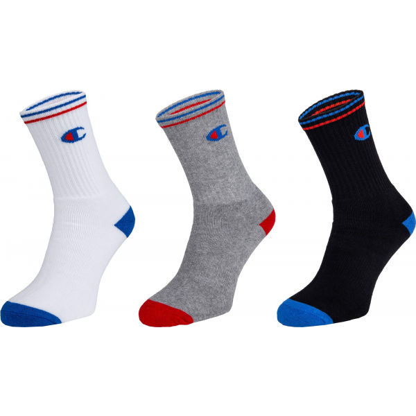 Champion CREW SOCKS PERFORMANCE X3 Mix 43 - 46 - Unisex ponožky Champion