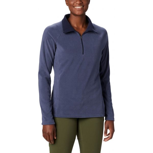 Columbia GLACIAL IV HALF ZIP tmavě modrá M - Dámská outdoorová mikina Columbia