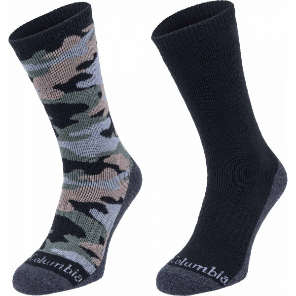 Columbia COOL CREW 2P Černá 43 - 46 - Pánské ponožky Columbia
