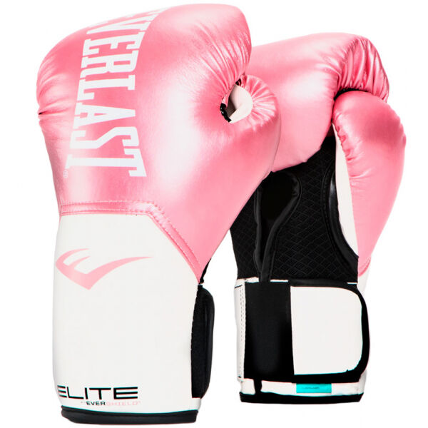 Everlast ELITE TRAINING GLOVES Růžová 12 - Boxerské rukavice Everlast