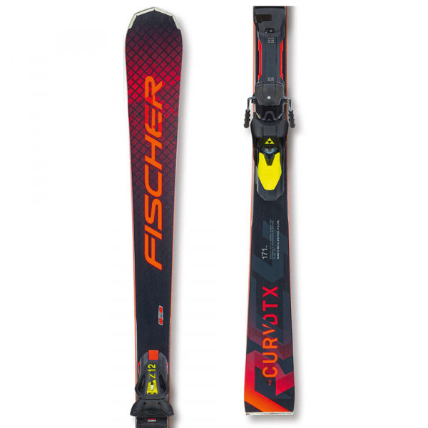 Fischer RC4 CURV DTX +Z12 Tmavě šedá 178 - Sjezdové lyže Fischer