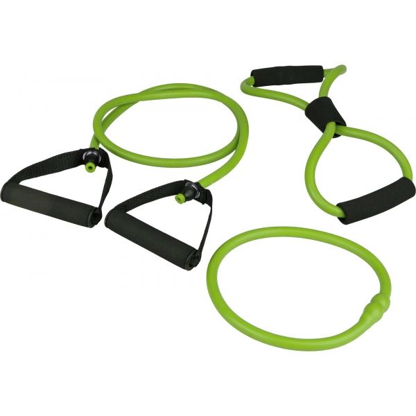 Fitforce TRAINING SET MEDIUM světle zelená NS - Sada posilovacích expanderů Fitforce