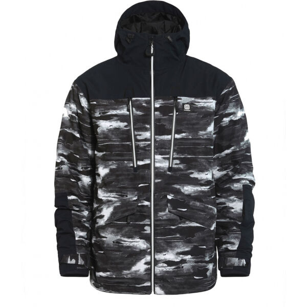Horsefeathers HALEN JACKET Tmavě šedá L - Pánská lyžařská/snowboardová bunda Horsefeathers