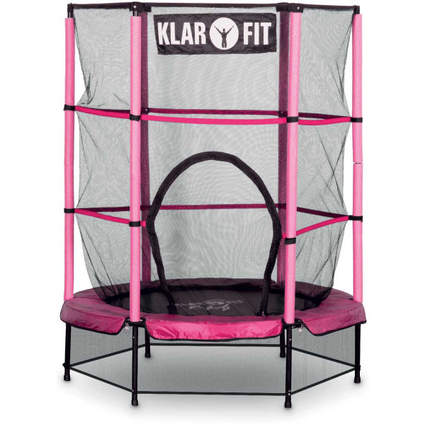 KLARFIT ROCKETKID 140 CM Růžová one size - Dětská trampolína KLARFIT