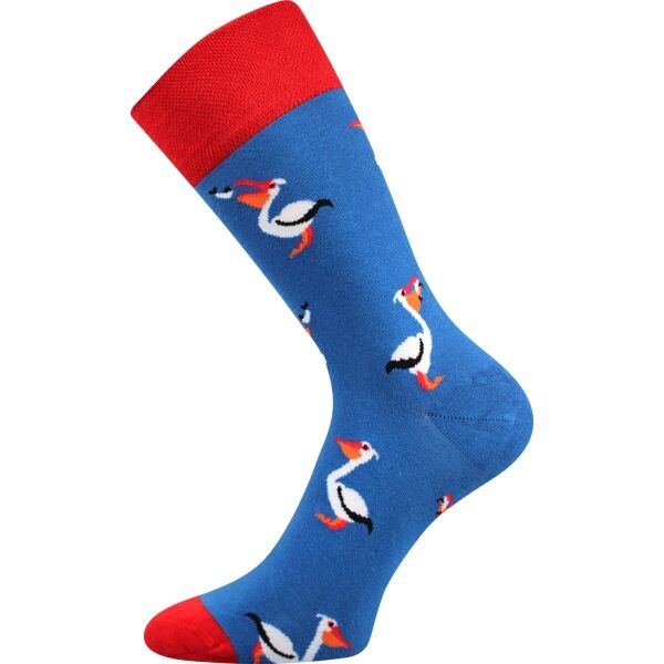 Lonka PELIKÁN Modrá 39 - 42 - Unisexové ponožky Lonka
