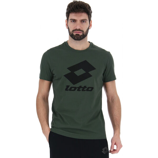 Lotto SMART II TEE JS Khaki M - Pánské tričko Lotto