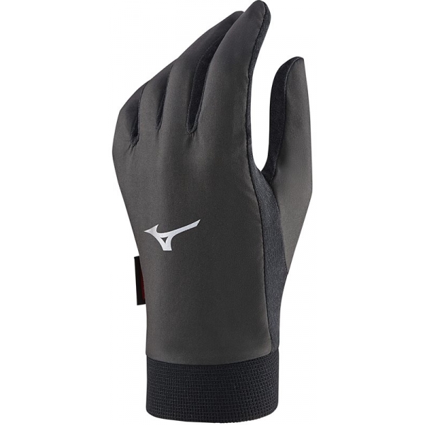 Mizuno WIND GUARD GLOVE černá L - Unisexové větruvzdorné rukavice Mizuno