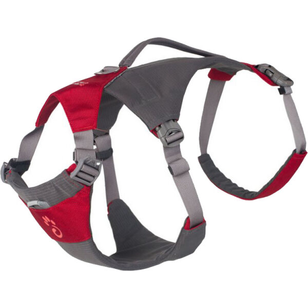 MOUNTAINPAWS DOG HIKING HARNESS Červená S - Postroj MOUNTAINPAWS