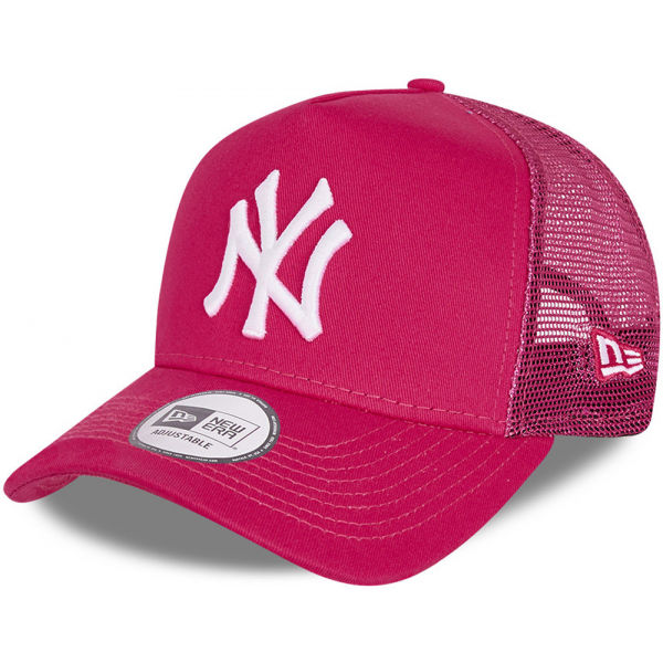 New Era 9FORTY K TRUCKER MLB NEW YORK YANKEES Růžová  - Klubová kšiltovka New Era