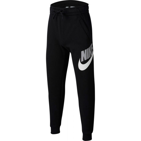 Nike NSW CLUB+HBR PANT B černá S - Chlapecké kalhoty Nike