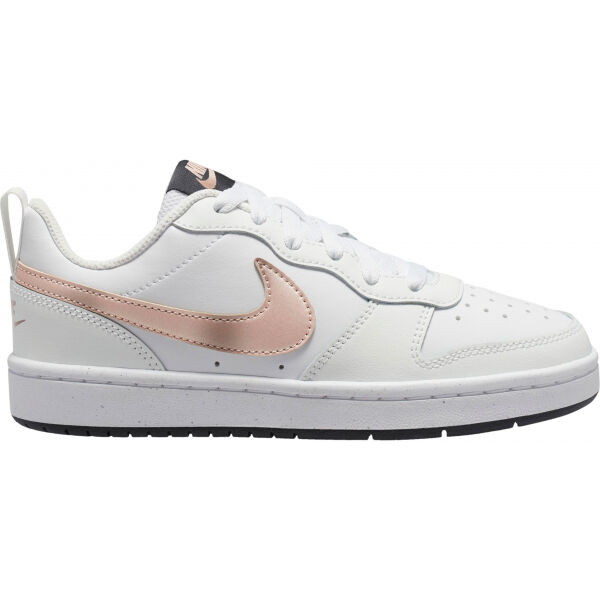 Nike COURT BOROUGH LOW 2 Bílá 7Y - Dětské tenisky Nike