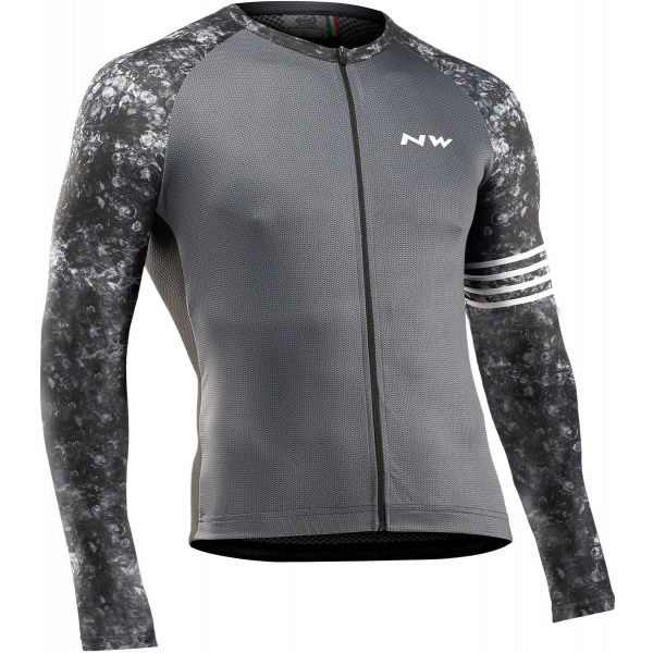 Northwave BLADE Tmavě šedá 2XL - Pánský cyklistický dres Northwave