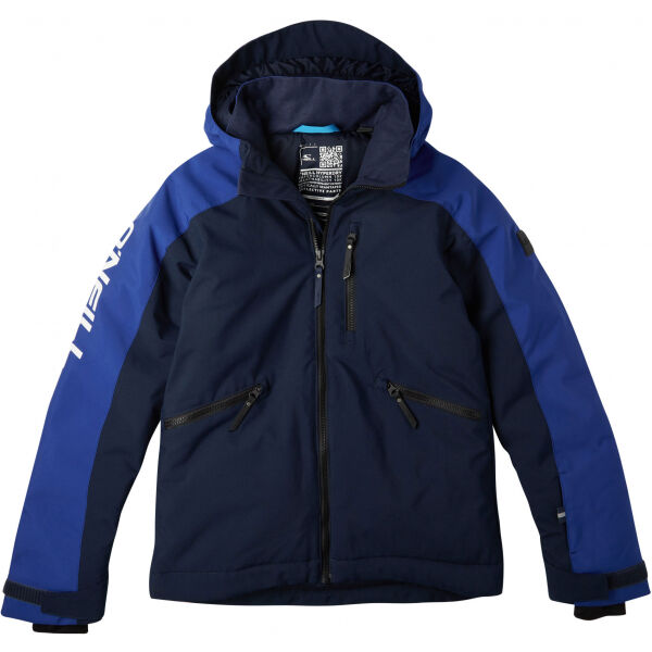 O'Neill DIABASE JACKET Tmavě modrá 170 - Chlapecká lyžařská/snowboardová bunda O'Neill