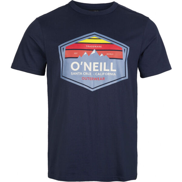 O'Neill MTN HORIZON SS T-SHIRT Tmavě modrá XL - Pánské tričko O'Neill
