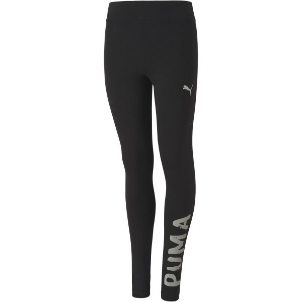 Puma ALPHA LEGGINS G černá 140 - Dívčí legíny Puma