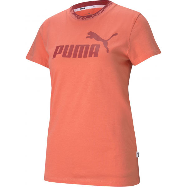 Puma AMPLIFIED GRAPHIC TEE Oranžová XS - Dámské triko Puma