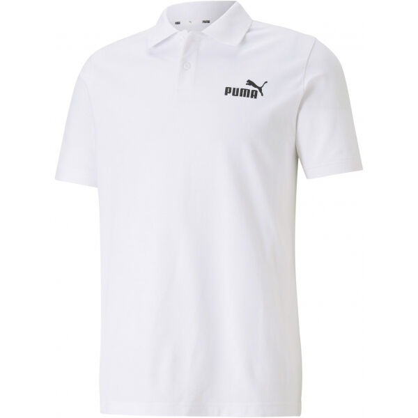 Puma ESS PIQUE POLO Bílá L - Pánské polo triko Puma