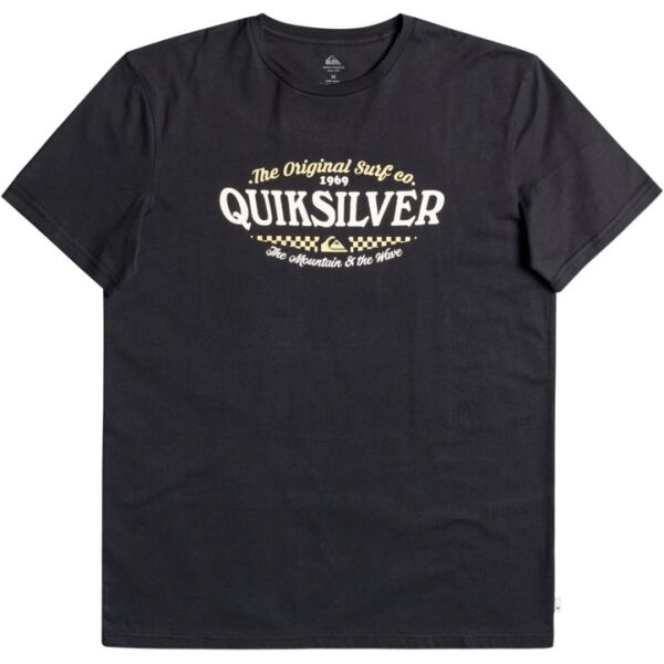 Quiksilver CHECKONIT M TEES Černá XL - Pánské triko Quiksilver