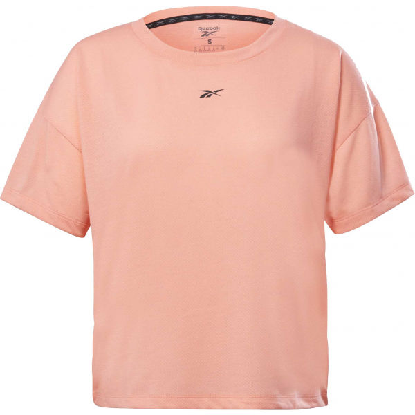 Reebok WOR SUPREMIUM DETAIL TEE Oranžová M - Dámské triko Reebok