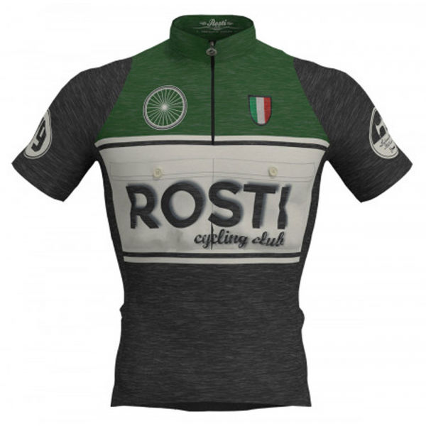 Rosti VINTAGE MERINO Tmavě šedá 2XL - Pánský cyklistický dres Rosti