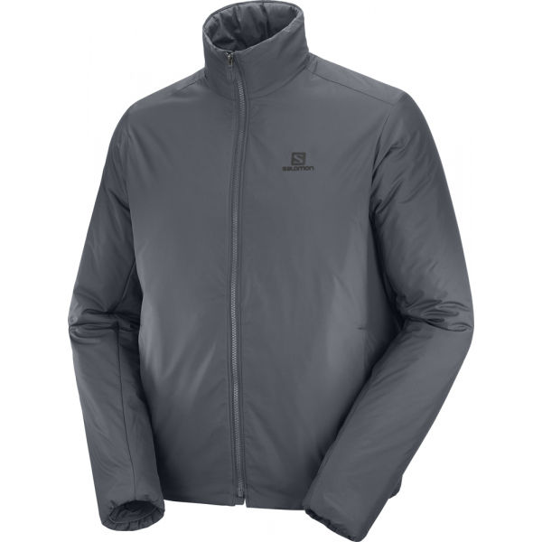 Salomon OUTRACK INSULATED JACKET M šedá XL - Pánská bunda Salomon