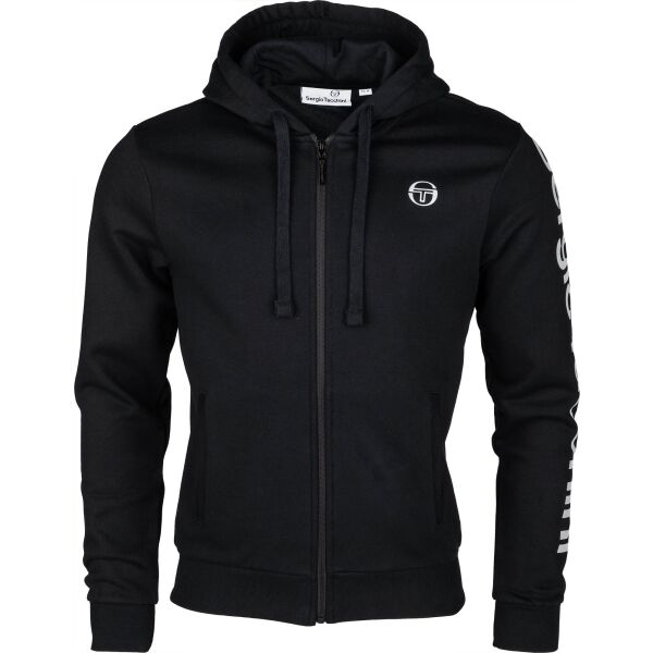 Sergio Tacchini NAMAR HOODIE SWEATER Černá L - Pánská mikina Sergio Tacchini